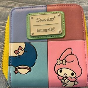 Loungefly Hello Kitty and Friends Color Block Wallet NWOT
